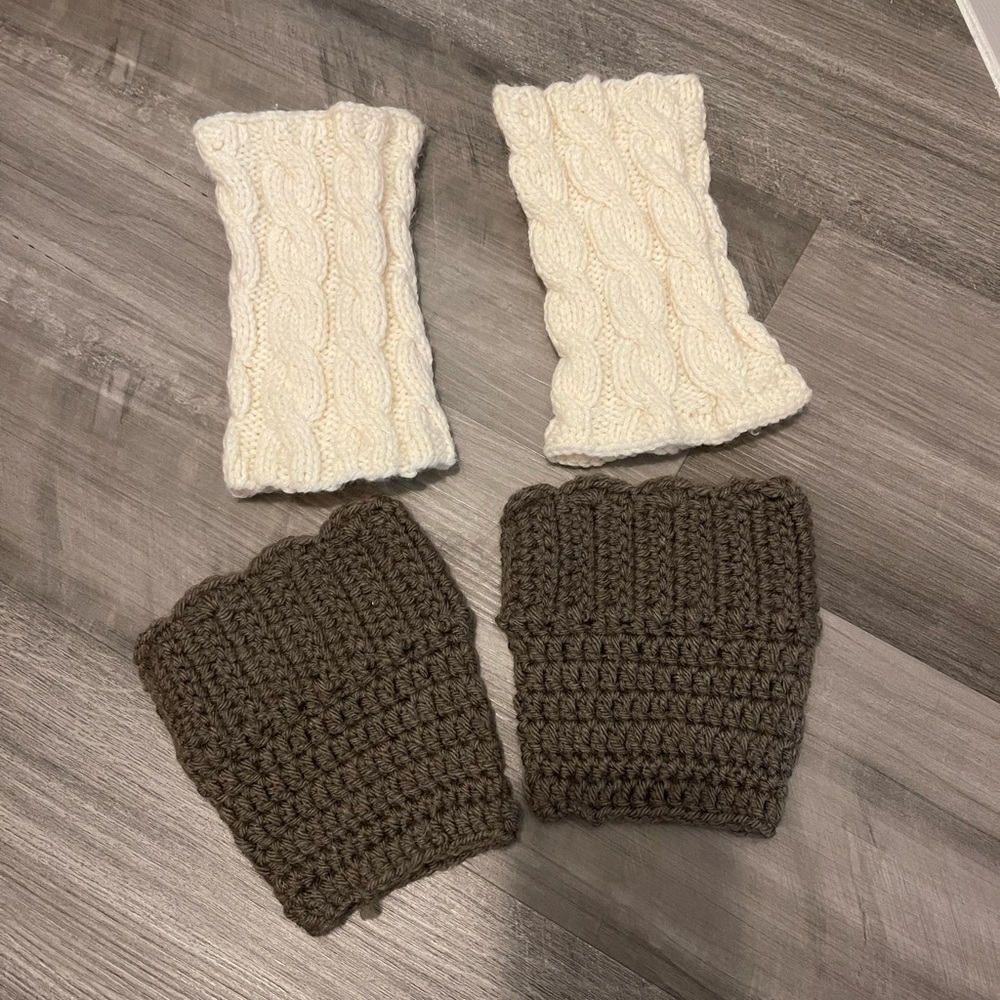 2 Leg Warmers for winter boots